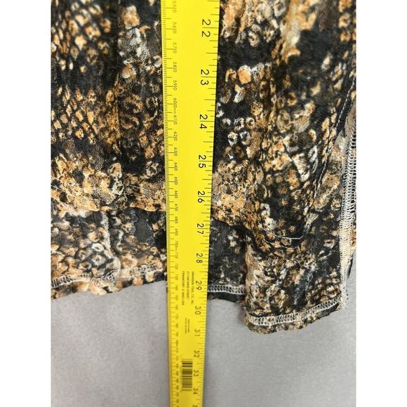 New Free People Out For The Night Long Sleeve Top in Snake Combo ~Size Small - Picture 10 of 16